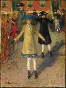 William Glackens, Children Rollerskating